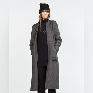 NWT Zara Long Wool Coat